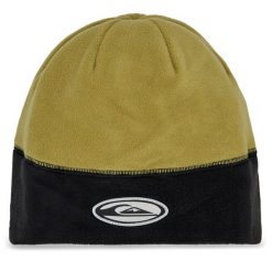 Czapka Quiksilver. Zielone czapki zimowe Quiksilver, bez wzorów. Za 179.99 zł.