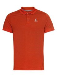 Odlo Funkcyjna koszulka polo "Nikko Dry" w kolorze czerwonym rozmiar: S. Czerwone koszulki polo ODLO, s, bez wzorów, z materiału, bez kołnierzyka, bez ramiączek. Za 101.70 zł.