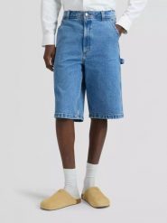 MESKIE SZORTY LEE WORKWEAR SKATER SHORT KENNY 112377677. Szorty Lee, bez wzorów, z jeansu. Za 159.99 zł.