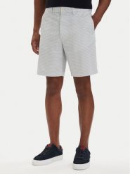 Tommy Hilfiger Szorty materiałowe Dover Print MW0MW42353 Biały Slim Fit. Białe szorty Tommy Hilfiger, m, bez wzorów, z bawełny. Za 369.99 zł.