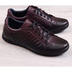 Półbuty męskie skórzane casual bordowe Gregor 2006 - bordowy. Eleganckie półbuty Gregor. Za 130.00 zł.