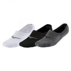 Skarpety do biegania unisex Mizuno Super Short Socks 3P bardzo krótkie. Zielone skarpety Mizuno, bez wzorów, z materiału. Za 35.99 zł.