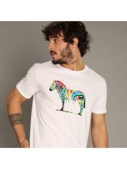 WOOOP Koszulka "Fresh Paint" w kolorze białym rozmiar: XXL. Białe bezrękawniki Wooop, xxl, bez wzorów, bez kołnierzyka, bez ramiączek. Za 57.45 zł.