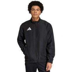Bluza męska adidas Entrada 26 Presentation. Czarne bluzy Adidas, m, bez wzorów, z poliesteru, bez kaptura. Za 134.99 zł.