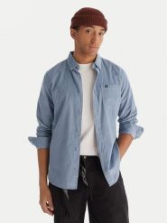 Quiksilver Koszula Smoke Trail EQYWT04652 Niebieski Regular Fit. Niebieskie koszule Quiksilver, m, bez wzorów, z bawełny, bez kołnierzyka, bez ramiączek. Za 299.99 zł.