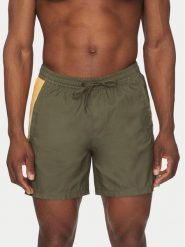 Quiksilver Szorty materiałowe EQYJV04136 Zielony Regular Fit. Zielone szorty Quiksilver, l, bez wzorów, z materiału. Za 149.99 zł.