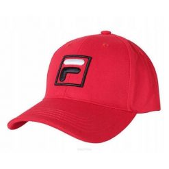 Czapka tenisowa Fila Baseball Cap Forze czerwona. Czerwone czapki z daszkiem Fila, bez wzorów. Za 63.99 zł.