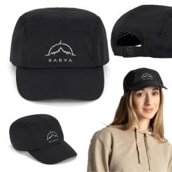 Czapka z daszkiem KADVA Hiker Cap. Czarne czapki z daszkiem KADVA, bez wzorów. Za 79.99 zł.