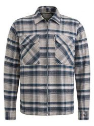 CAST IRON Koszula - Regular fit - w kolorze granatowo-beżowym rozmiar: XXL. Brązowe koszule CAST IRON, xxl, bez wzorów, z bawełny, bez kołnierzyka, bez ramiączek. Za 170.07 zł.