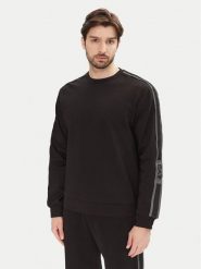 EA7 Emporio Armani Bluza 7M000140 AF12660 UC001 Czarny Regular Fit. Czarne bluzy EA7 Emporio Armani, m, bez wzorów, z bawełny, bez kaptura. Za 269.99 zł.