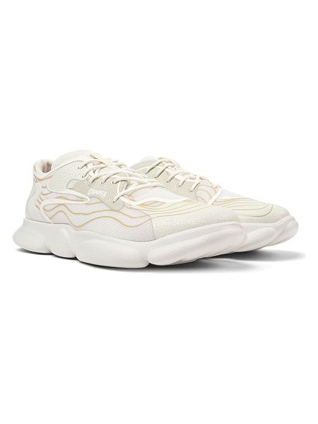 Camper Sneakersy "Karst" w kolorze kremowym rozmiar: 43. Brązowe buty sportowe casual Camper, bez wzorów, bez zapięcia. Za 296.71 zł.