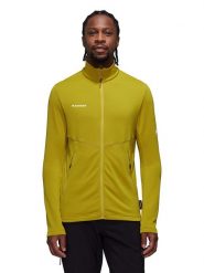 Mammut Kurtka polarowa "Aconcagua Light ML" w kolorze żółtym rozmiar: XL. Żółte kurtki Mammut, xl, bez wzorów, z materiału, bez kaptura. Za 329.95 zł.
