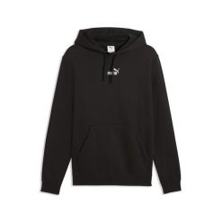 Męska dzianinowa bluza z kapturem Essentials z logo No.1 PUMA. Czarne bluzy z kapturem Puma, na jesień, l, bez wzorów, z bawełny, z kapturem. Za 229.00 zł.