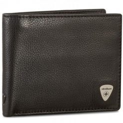 Duży Portfel Męski Strellson. Czarne portfele Strellson, bez wzorów. Za 159.99 zł.