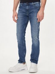 KARL LAGERFELD Jeansy 265801 542832 Granatowy Slim Fit. Niebieskie jeansy KARL LAGERFELD, m. Za 1,139.00 zł.