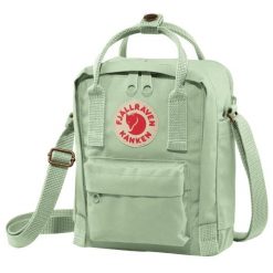 Saszetka Fjallraven Kanken Sling - mint green. Zielone torby na ramię Fjällräven, bez wzorów, na ramię, bez dodatków. Za 274.99 zł.