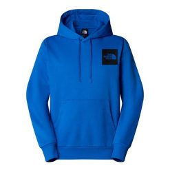 Bluza The North Face Fine. Niebieskie bluzy The North Face, m, bez wzorów, bez kaptura. Za 263.99 zł.