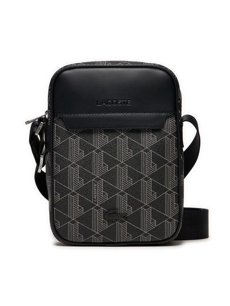 Lacoste Saszetka NH4410LX Czarny. Czarne saszetki i nerki LACOSTE, bez wzorów, ze skóry. Za 549.99 zł.