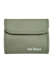 Portfel RFID Tatonka Euro Wallet RFID B - olive. Zielone portfele Tatonka, bez wzorów, z materiału. Za 95.69 zł.