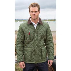 Męska Kurtka Cheltenham Gold Fleece Lined (wodoodporna I Wiatroodporna). Czarne kurtki RESULT, l, z aplikacjami, z materiału, bez kaptura. Za 225.99 zł.