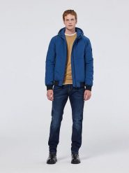 Scotch & Soda Kurtka przejściowa w kolorze niebieskim rozmiar: XXL. Niebieskie kurtki Scotch & Soda, xxl, bez wzorów, prążkowane, bez kaptura. Za 368.96 zł.