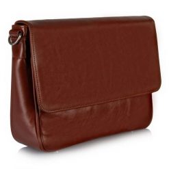 Torba męska Tizano TM17 ruda skóra naturalna. Brązowe torby na laptopa TIZANO. Za 355.99 zł.