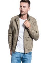 LEE HARRINGTON JACKET REGULAR UTILITY GREEN L88TCRNG 112123784. Zielone płaszcze Lee, l, bez wzorów, bez kaptura. Za 309.00 zł.