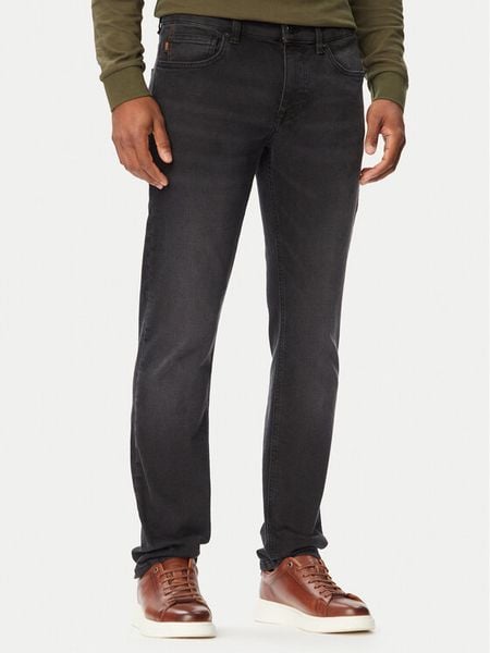 BOSS Jeansy Delaware BC-L-P 50471010 Czarny Slim Fit. Czarne jeansy Boss, l. Za 599.99 zł.
