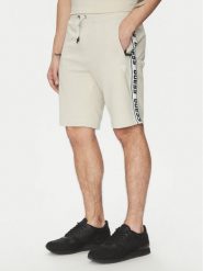 Guess Szorty sportowe Z2YD02 K6ZS1 Écru Regular Fit. Krótkie spodenki sportowe Guess, m, z aplikacjami, z bawełny. Za 239.99 zł.