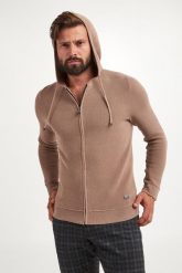 Sweter męski z kapturem Renzon JOOP! JEANS. Swetry nierozpinane JOOP! Jeans, m, bez wzorów, z jeansu, bez kołnierzyka, bez ramiączek. W wyprzedaży za 502.52 zł.