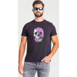 T-SHIRT Just Cavalli. Czarne t-shirty Just Cavalli, l, z aplikacjami, z bawełny, bez kołnierzyka, bez ramiączek. Za 659.00 zł.