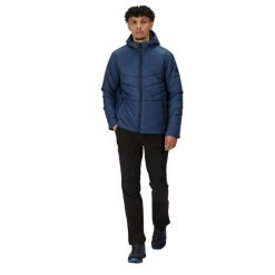 Męska Kurtka Zimowa Podgrzewana Volter Loft III. Niebieskie kurtki Regatta, na zimę, m, bez wzorów, z materiału, z kapturem. Za 178.99 zł.