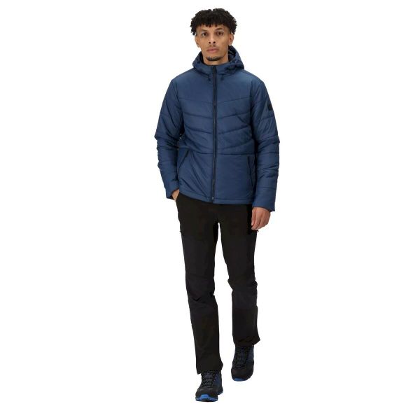 Męska Kurtka Zimowa Podgrzewana Volter Loft III. Niebieskie kurtki Regatta, na zimę, m, bez wzorów, z materiału, z kapturem. Za 178.99 zł.