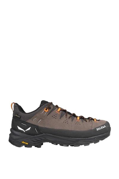 Buty trekkingowe Salewa ALP Trainer 2 GTX. Czarne buty turystyczne Salewa, bez wzorów, z gore-texu, bez zapięcia, trekkingowe, gore-tex. Za 859.99 zł.
