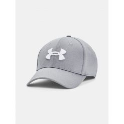 Czapka Z Daszkiem Męska Under Armour Sportowa Z Logo Blitzing. Szare czapki z daszkiem Under Armour, na zimę, bez wzorów. Za 99.99 zł.