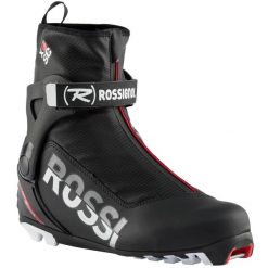 Buty do nart biegowych dla dorosłych ROSSIGNOL X-6 S.C typu combi. Czarne buty do biegania Rossignol, bez wzorów, bez zapięcia, do biegania. Za 558.00 zł.