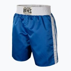 Spodenki bokserskie męskie Cleto Reyes Satin Boxing. Niebieskie szorty CLETO REYES, m, bez wzorów, sportowe. Za 279.99 zł.