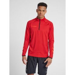 Bluza Hummel Half Zip hmlAUTHENTIC Pro. Brązowe bluzy Hummel, na jesień, m, bez wzorów, bez kaptura. W wyprzedaży za 243.50 zł.