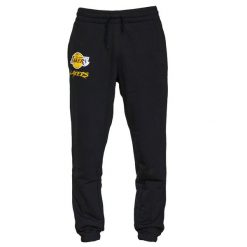 Spodnie sportowe męskie New Era NBA Team Los Angeles Lakers Logo Jogger. Żółte joggery i bojówki New Era, l, bez wzorów, z bawełny, sportowe. Za 248.95 zł.