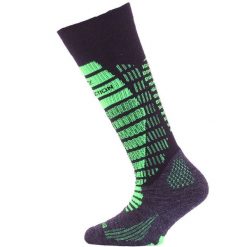 Skarpety narciarskie juniorskie Lasting SJR 906 jony srebra Merino. Czarne skarpety LASTING, bez wzorów, z wełny. W wyprzedaży za 69.90 zł.