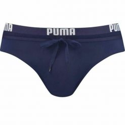 Strój kąpielowy Męski Swim Slip. Niebieskie odzież kąpielowa Puma, m, bez wzorów, sportowe. Za 101.99 zł.