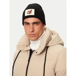 Czapka AFTER LABEL. Czarne czapki zimowe After Label, bez wzorów. Za 379.99 zł.
