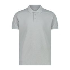 Koszulka polo z piki CMP. Szare koszulki polo CMP, m, bez wzorów, bez kołnierzyka, bez ramiączek. Za 282.50 zł.