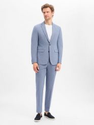 Finshley & Harding garnitur Mężczyźni Modern Fit niebieski, 50. Niebieskie garnitury Finshley & Harding, m, bez wzorów. Za 699.95 zł.