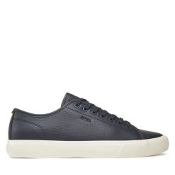 Tenisówki BOSS. Niebieskie trampki Boss, m, bez wzorów, bez zapięcia. Za 649.99 zł.