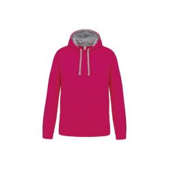 Bluza z kapturem Kariban Contrastée. Czerwone bluzy z kapturem KARIBAN, m, bez wzorów, z kapturem. Za 166.50 zł.