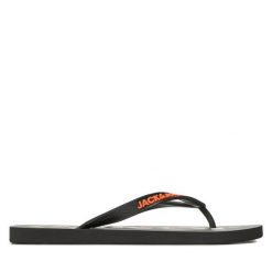 Japonki Jack&Jones. Czarne japonki Jack&Jones, bez wzorów. Za 69.99 zł.