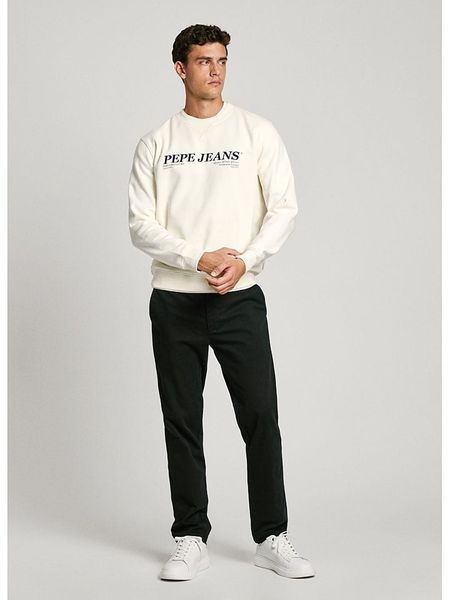 Pepe Jeans Bluza "Dylan" w kolorze kremowym rozmiar: M. Brązowe bluzy Pepe Jeans, m, bez wzorów, z bawełny, bez kaptura. Za 187.96 zł.