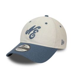 Czapka z daszkiem New Era Linen Script. Białe czapki z daszkiem New Era, bez wzorów. W wyprzedaży za 115.50 zł.