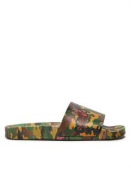 Off-White Klapki OMIC001S22MAT0065700 Zielony. Zielone klapki Off-White, ze skóry. Za 879.99 zł.